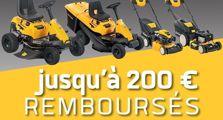 OFFRE DE REMBOURSEMENT CUB CADET
